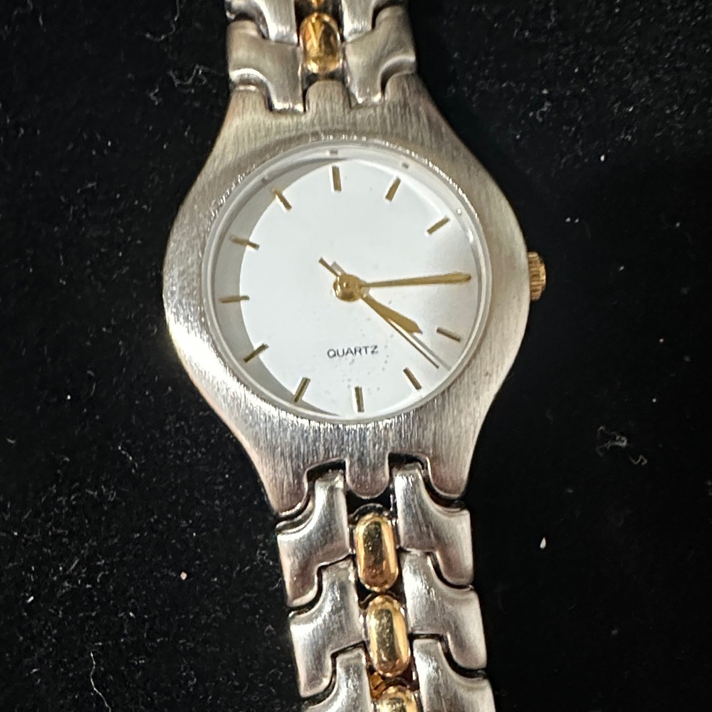 Silver and Gold toned Quartz Watch